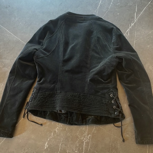 BNCI velvet asymmetrical bomber jacket - Picture 4 of 4